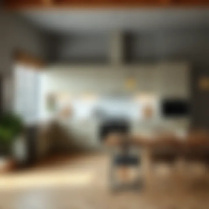 Stylish Kitchen Layout with Customization Stylish kitchen layout with customized cabinets