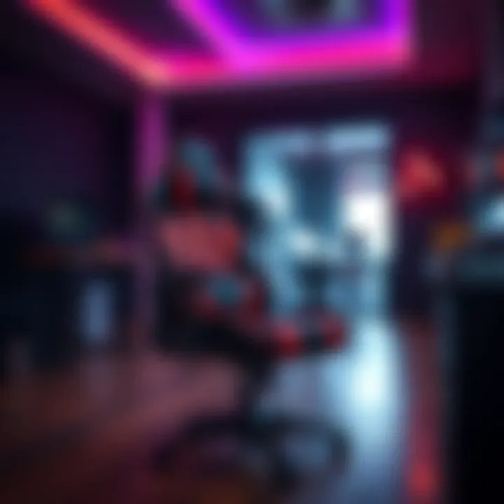 Stylish RebelX gaming chair showcasing ergonomic design