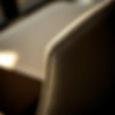 Close-up of RebelX chair's premium material quality