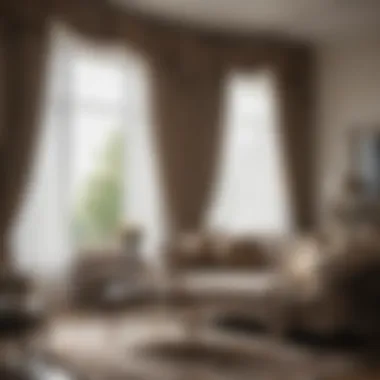 Elegant Living Room Curtain Design Elegant living room curtain design showcasing rich fabrics and textures