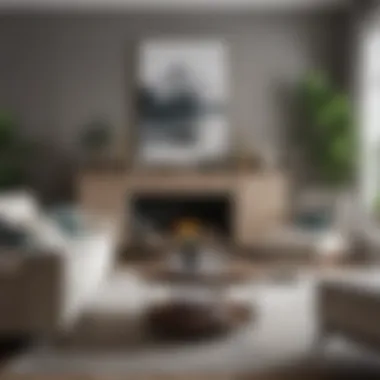 Chic Arrangement of Furniture Highlighting Versatility and Design Chic arrangement of furniture highlighting versatility and design