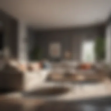 Stylish Modern Living Room Featuring Multifunctional Sofas Stylish modern living room featuring multifunctional sofas