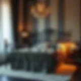 Elegantly designed single wrought iron bed