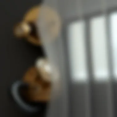 Close-up of black glass foil texture showcasing its sophistication