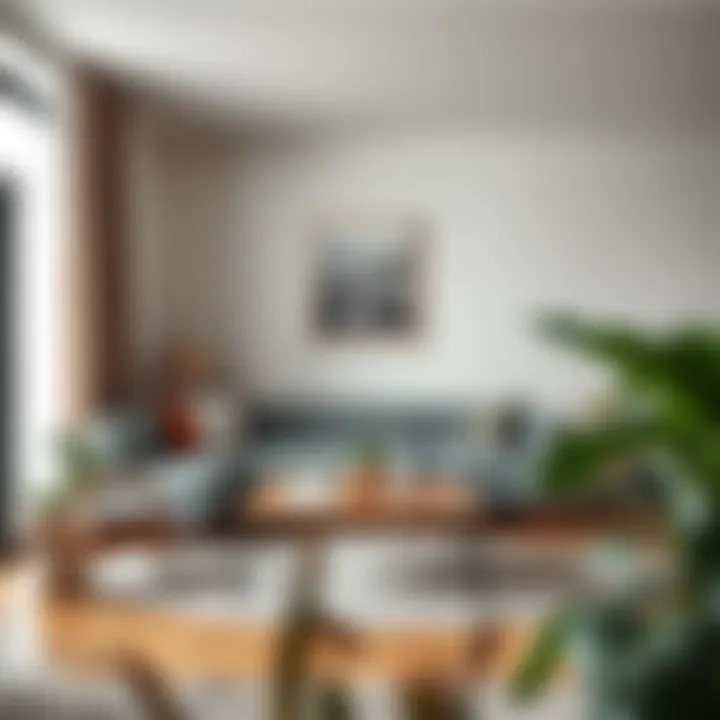 Space-saving furniture arrangement for enhanced comfort