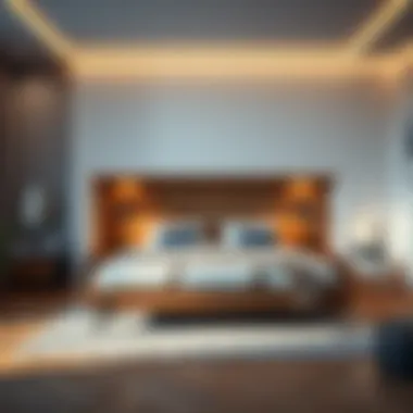 Stylish Bedroom Decor with Triple Bed Stylish bedroom decor integrating a triple bed