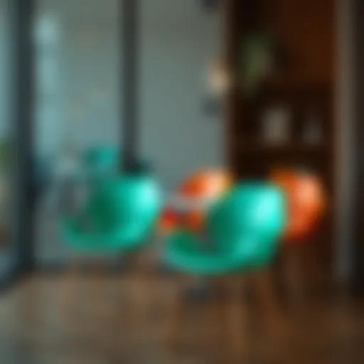 Stylish plastic chairs for modern interiors