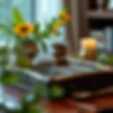 Elegant wooden tray with intricate carvings