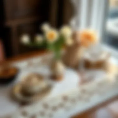 Vintage style tray adorned with floral motifs