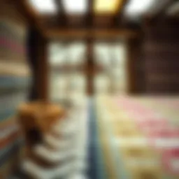 Traditional Trabzon weaving techniques showcased in vibrant patterns