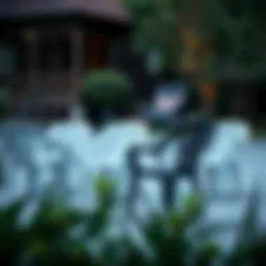 Trendy outdoor plastic chairs