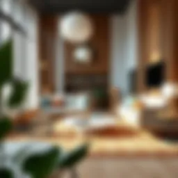 Contemporary living room showcasing innovative furniture arrangements