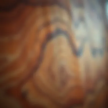 Unique Wood Grain Patterns Close-up of unique wood grain patterns in artwork