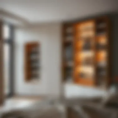 Smart Storage Solutions in Built-in Wardrobes Stylish built-in wardrobe with integrated lighting and smart storage solutions