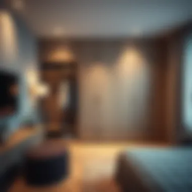 Contemporary Aesthetic in Built-in Wardrobe Contemporary built-in wardrobe design blending functionality with aesthetics