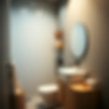 Functional and Aesthetic Small Bathroom Stylish small bathroom showcasing a blend of functionality and aesthetics.