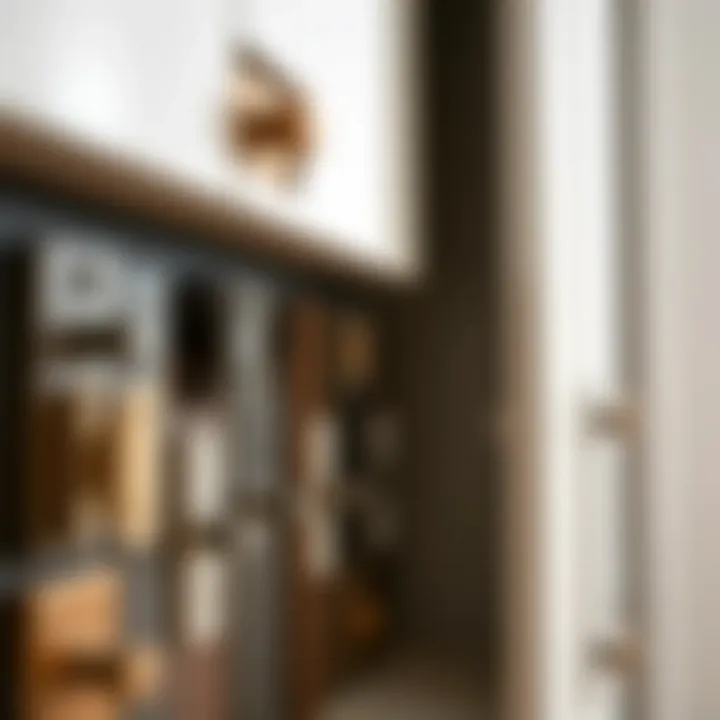 Variety of corner cabinet hinges displayed