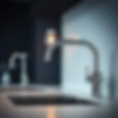 A range of kitchen taps highlighting functionality and style