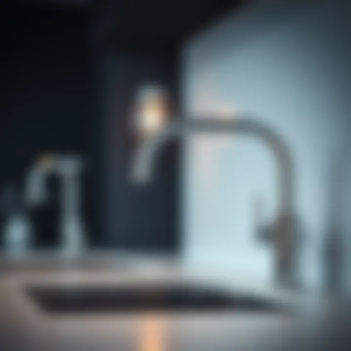 A range of kitchen taps highlighting functionality and style