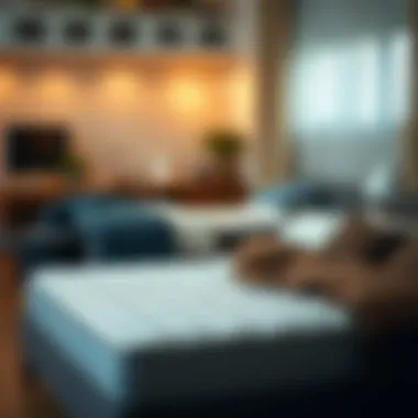 Different types of mattresses showcasing various materials and comfort levels