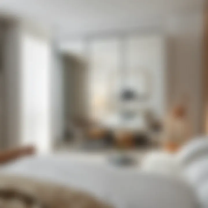 Versatile three-door mirrored wardrobe enhancing room aesthetics and space