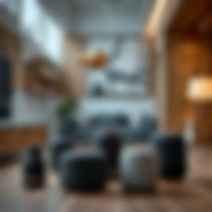 Group of wireless speakers in different usage environments