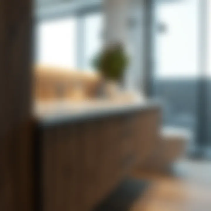 Close-Up of Wood Texture Close-up of wood texture on a bathroom vanity