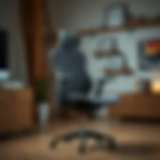 Ergonomic office chair with adjustable features