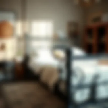 Maintenance tips for wrought iron beds displayed visually