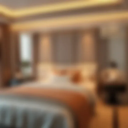 Elegant single bed headboard design in a modern bedroom