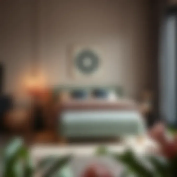 Elegant Single Bed Base in Stylish Decor Elegant single bed base in a stylish bedroom setting