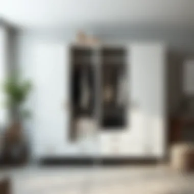 Contemporary wardrobe with a minimalist approach