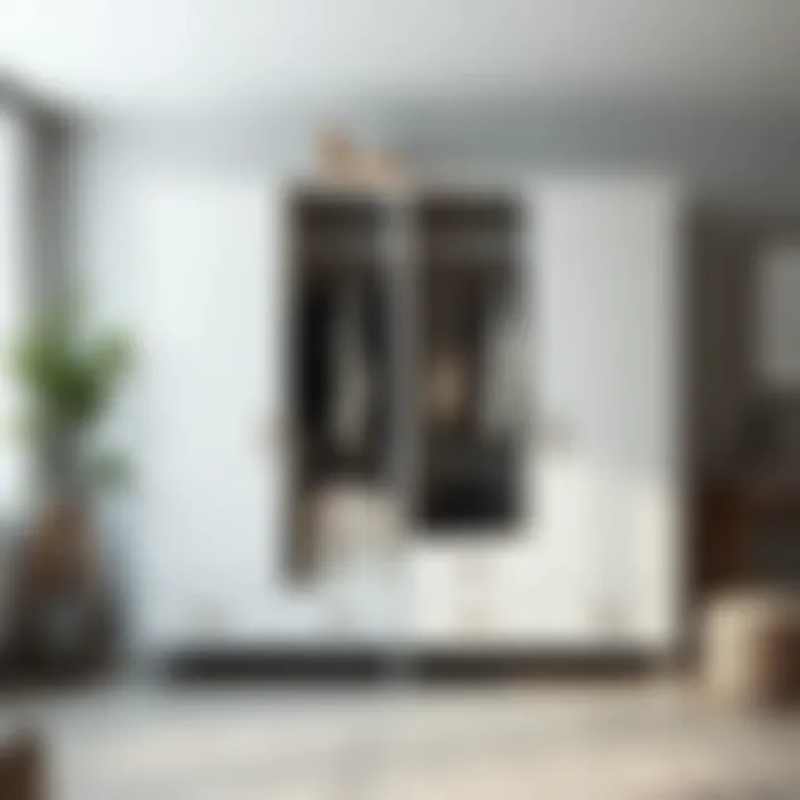 Contemporary wardrobe with a minimalist approach