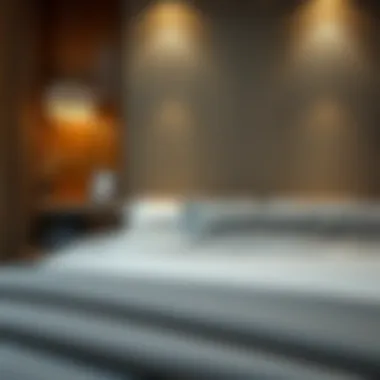 Textured cross-stitch techniques adding depth to bedroom decor