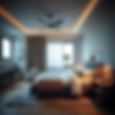 Stylish Bedroom Lighting Stylish lighting fixtures enhancing bedroom aesthetics