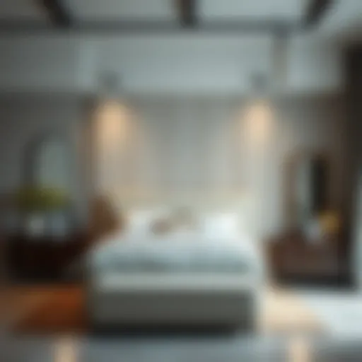 Elegant bedroom furniture set showcasing a modern design