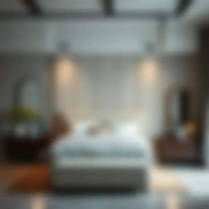 Elegant bedroom furniture set showcasing a modern design