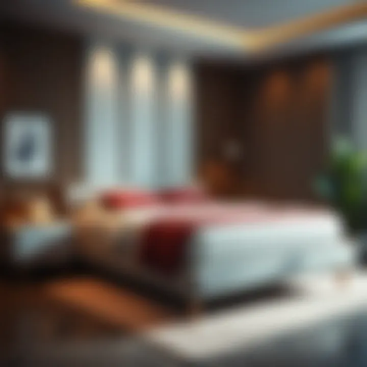 A beautifully arranged bedroom showcasing the value of mattress pads