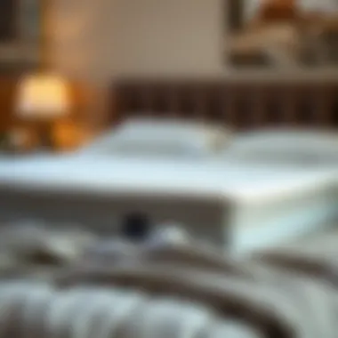 Summer Mattress Selection Comfortable summer mattress on a bed