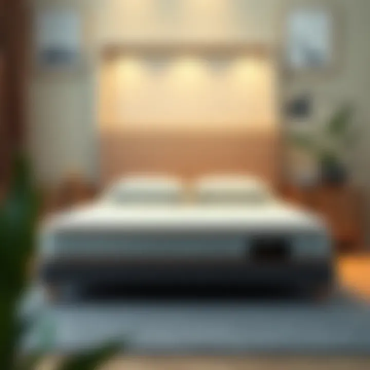 Illustration showing the benefits of a firm mattress