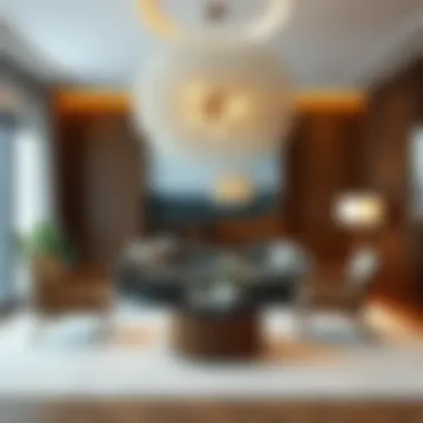 Sophisticated design showcasing versatility of round fibers in interiors