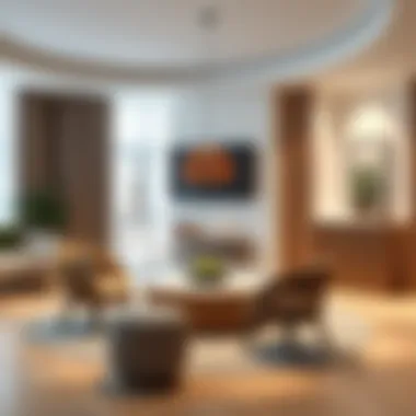 Elegant round single-color fiber model enhancing modern decor