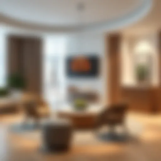 Elegant round single-color fiber model enhancing modern decor